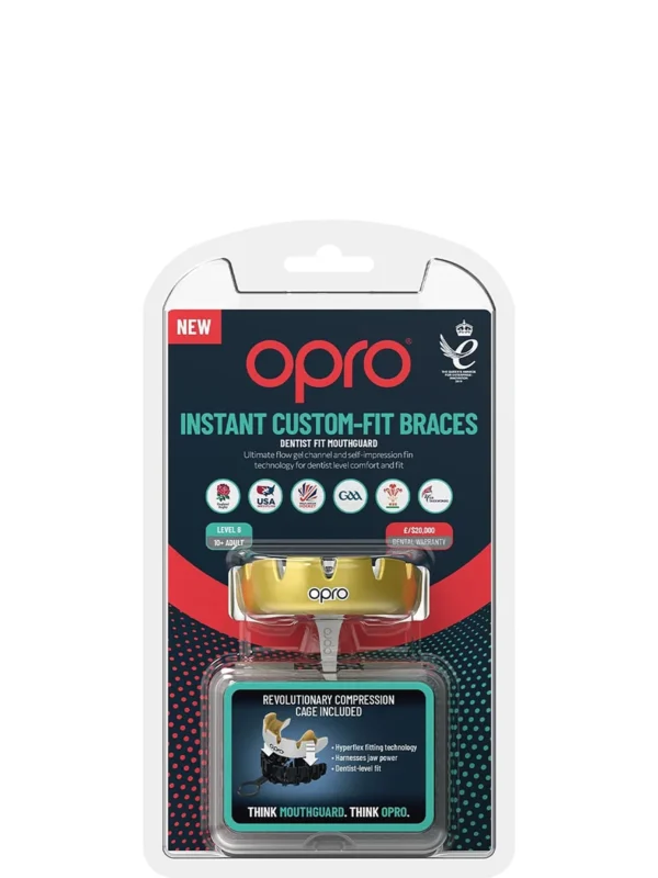 OPRO PROTEGE-DENTS INSTANT CUSTOM FIT BRACES  OR