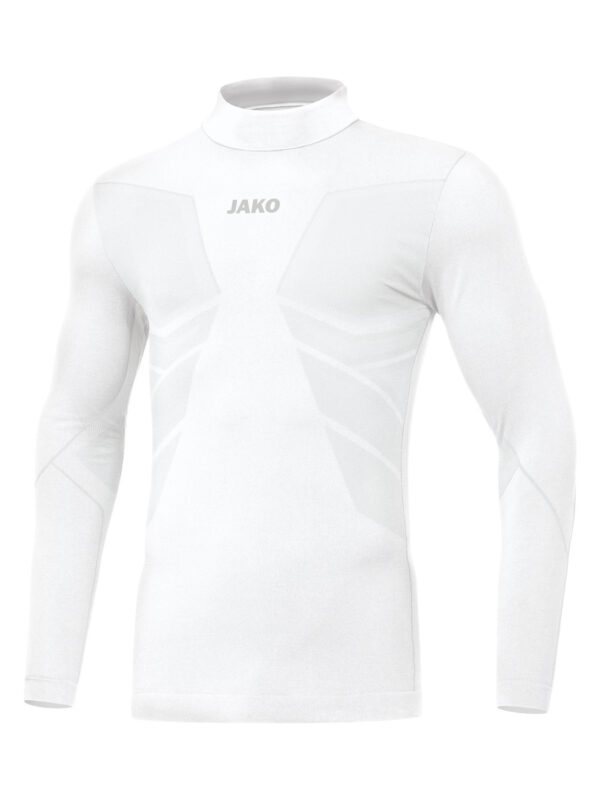 JAKO Maillot à col relevé Comfort 2.0 blanc