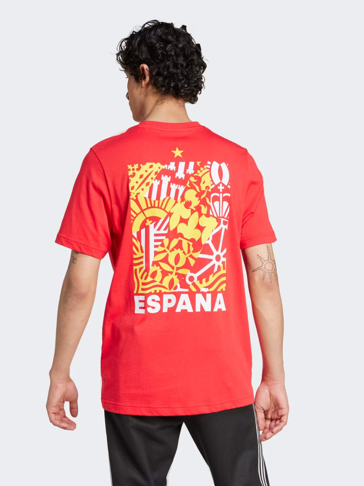 Adidas T-SHIRT GRAPHIQUE ESPAGNE FOOTBALL FAN – Image 3