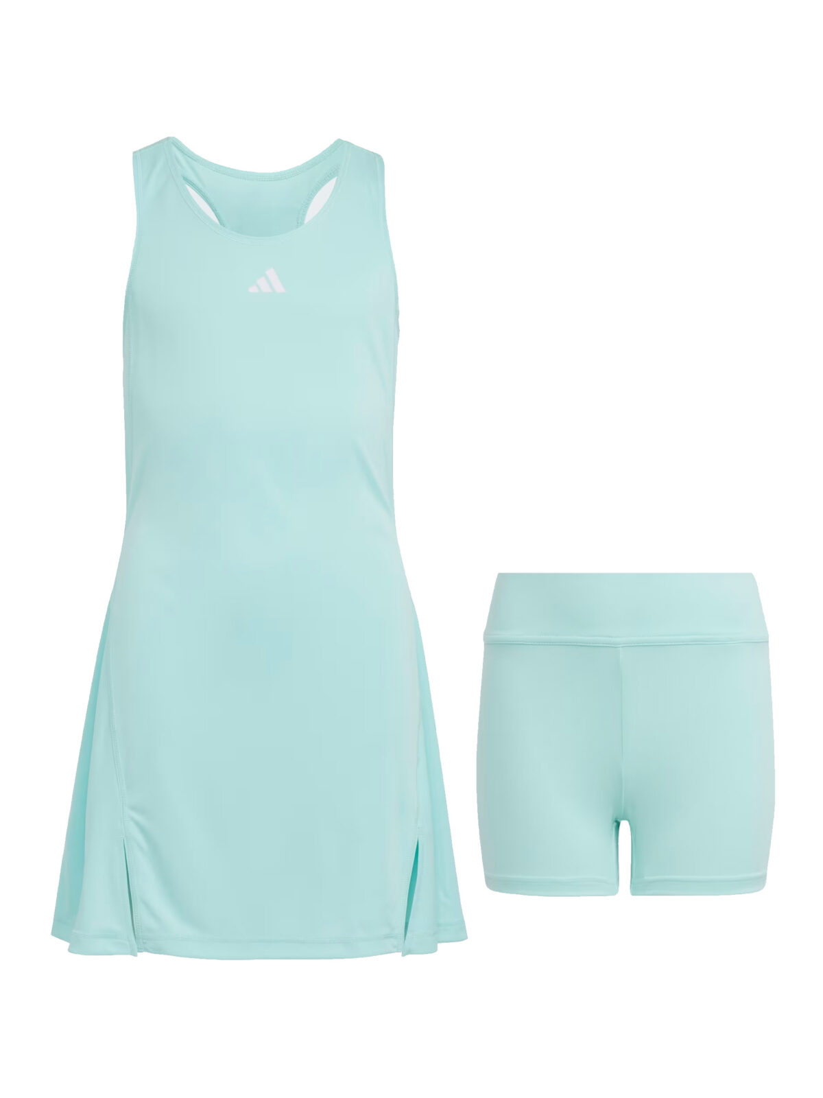 ADIDAS Robe Club Tennis Enfants Semi Flash Aqua – Image 2