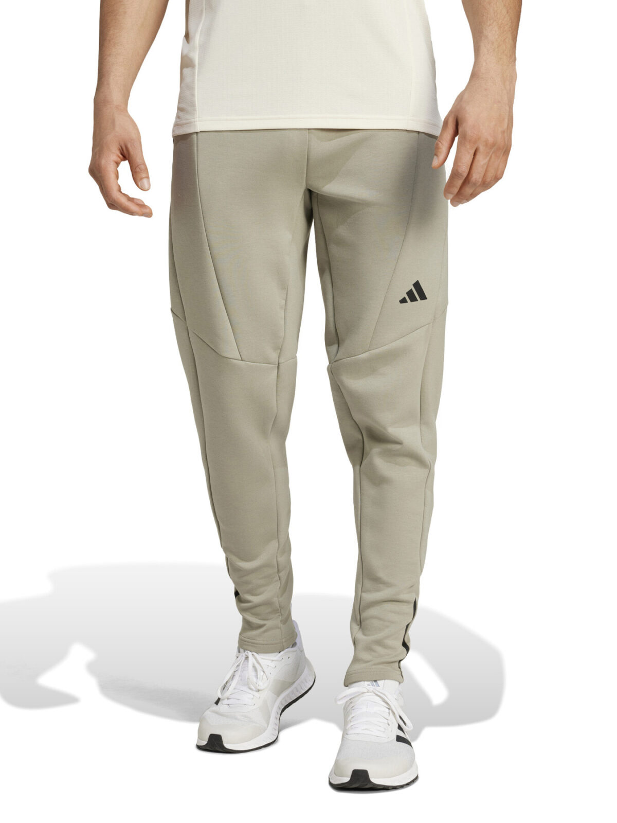 ADIDAS Pantalon Designed for Training Spaceknit D4T Silver Pebble – Image 2