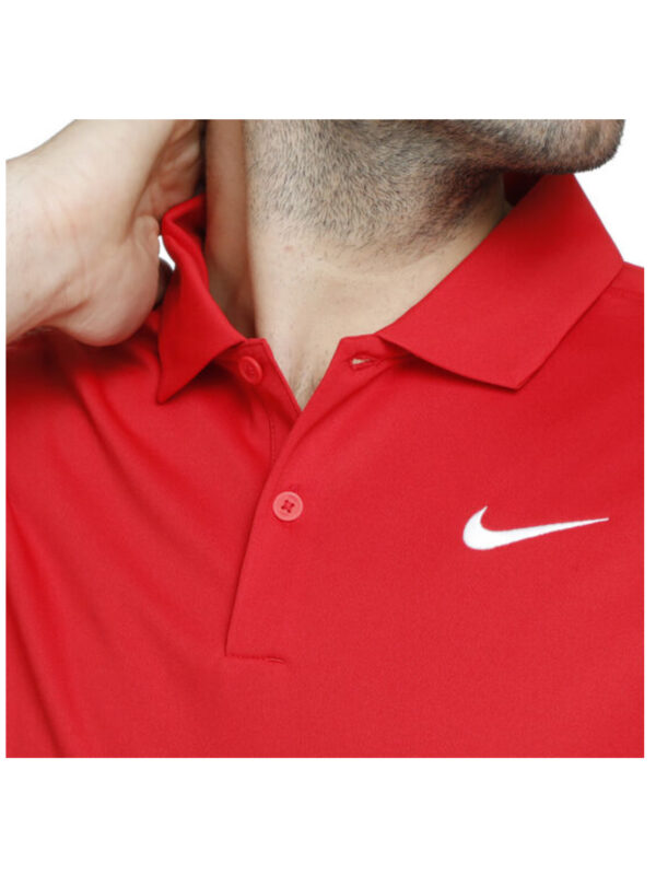 NIKE Court Dri-Fit Polo rouge