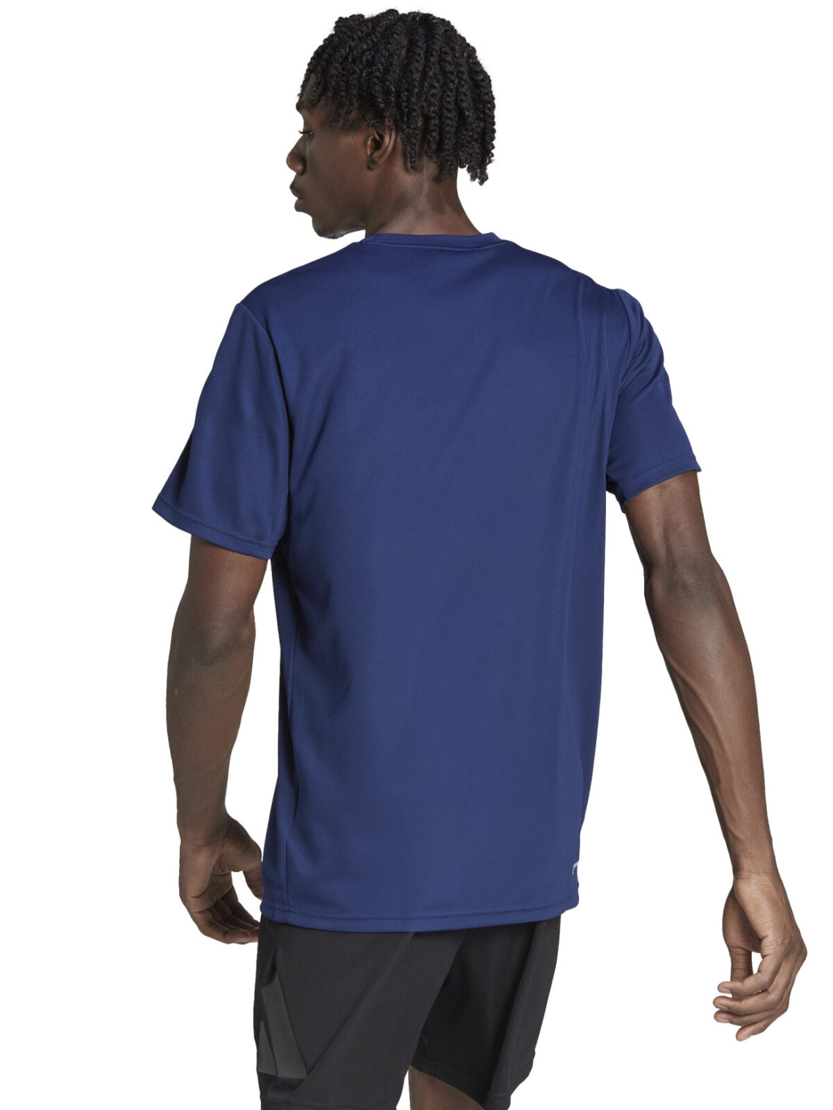 ADIDAS T-shirt de training Train Essentials 3-Stripes bleu marine – Image 5