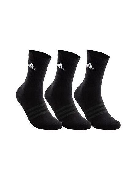 ADIDAS Chaussettes matelassées (3 paires) BLACK/WHITE