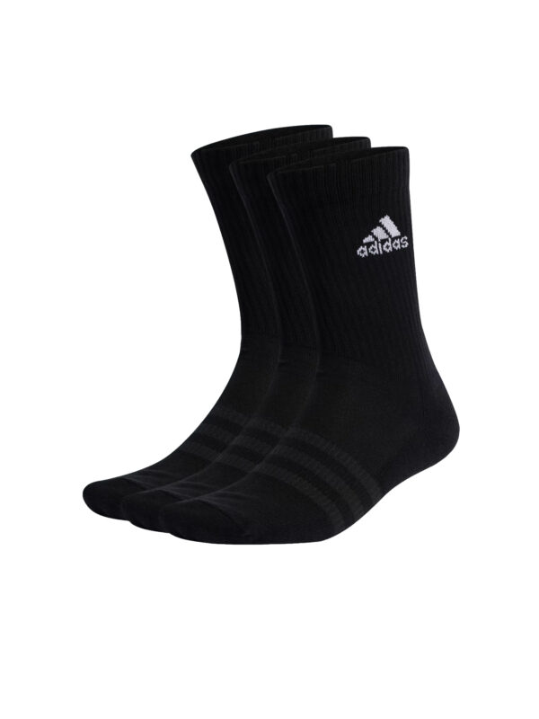 ADIDAS Chaussettes matelassées (3 paires) BLACK/WHITE