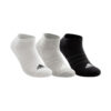 ADIDAS Chaussettes matelassées courtes (3 paires) MGREYH/WHITE/BLACK