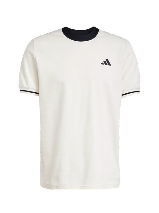 ADIDAS T-shirt Heritage Aeroready blanc crème/noir