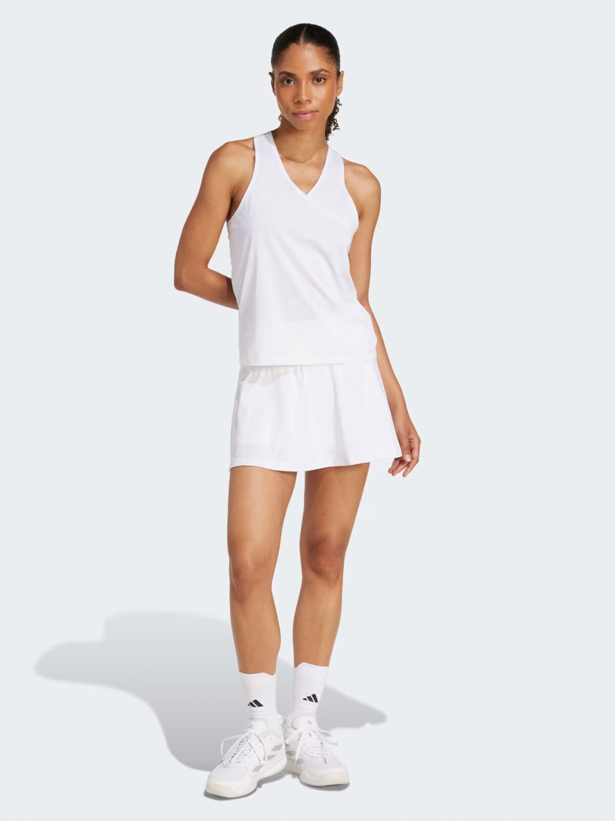 ADIDAS Jupe de tennis Club Climacool blanche – Image 2