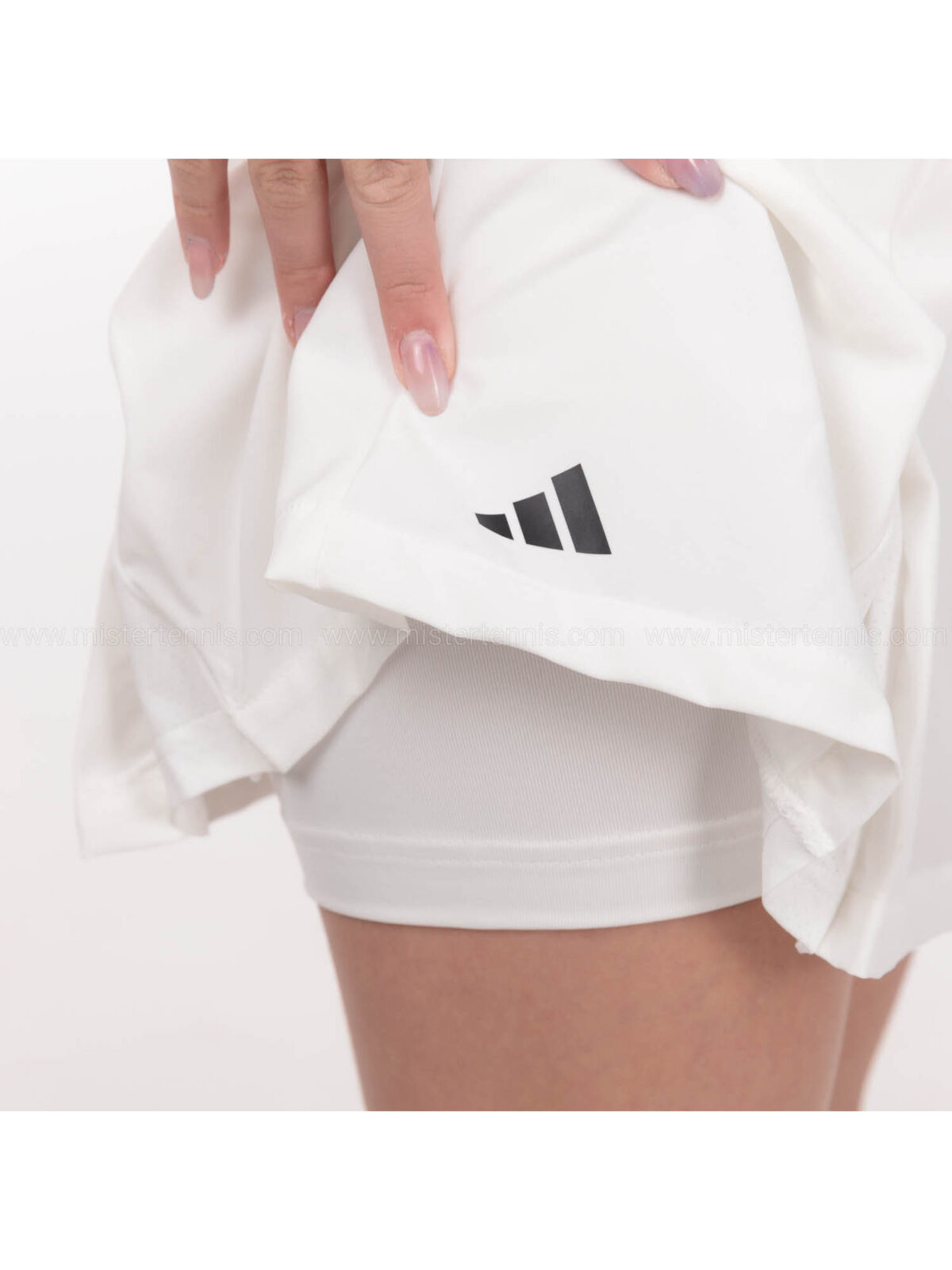 Adidas jupe de tennis plissée pour fille blanche – Image 3