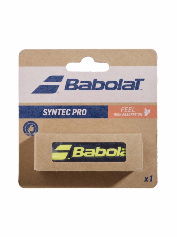 Babolat grip de remplacement Syntec Pro Feel noir et jaune