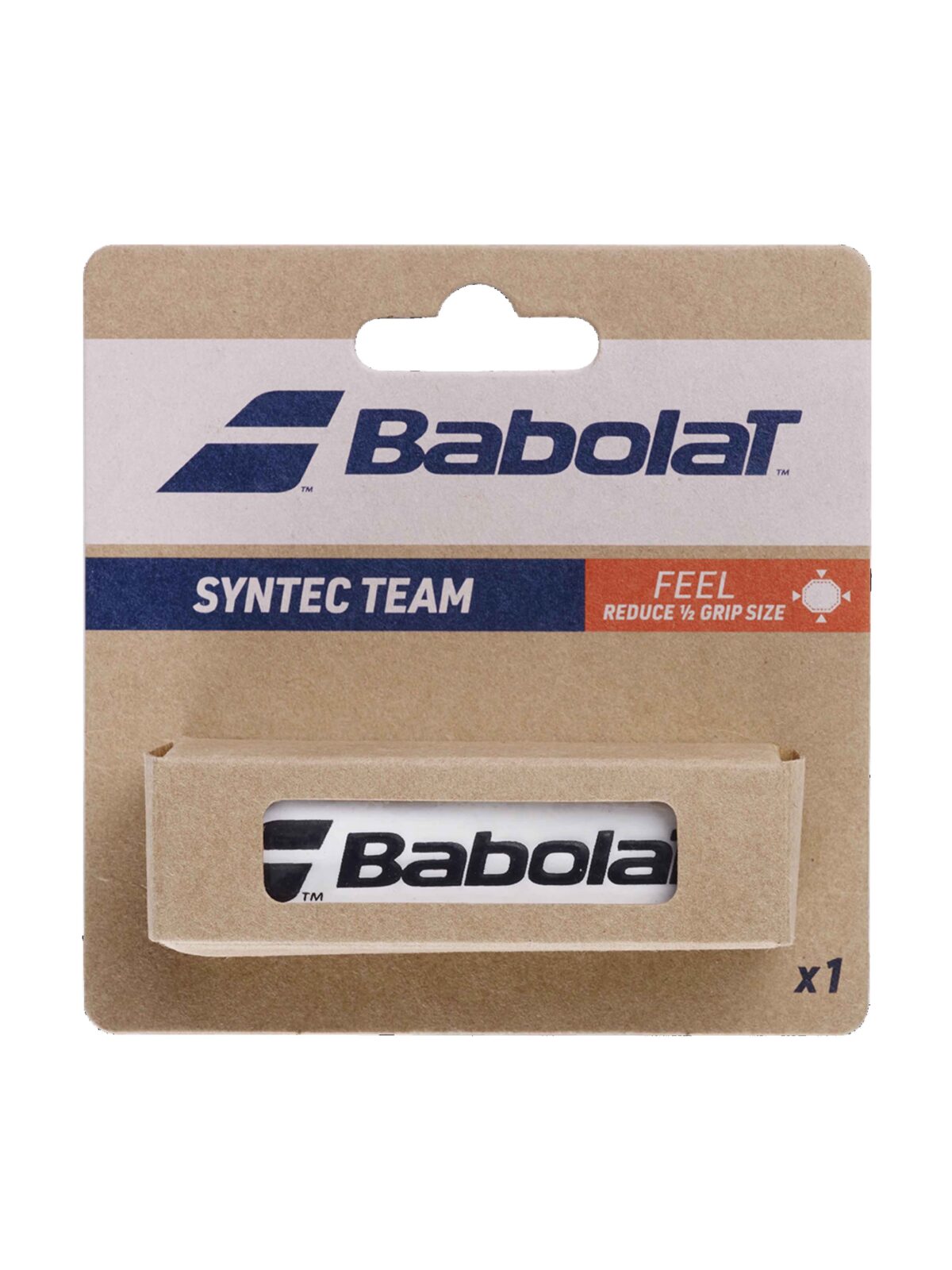 Babolat grip de remplacement Syntec Team Feel blanc