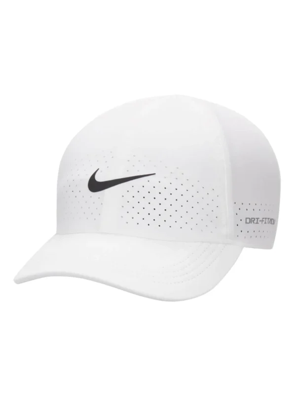 Nike Dri-FIT ADV Club Casquette de tennis sans structure blanche