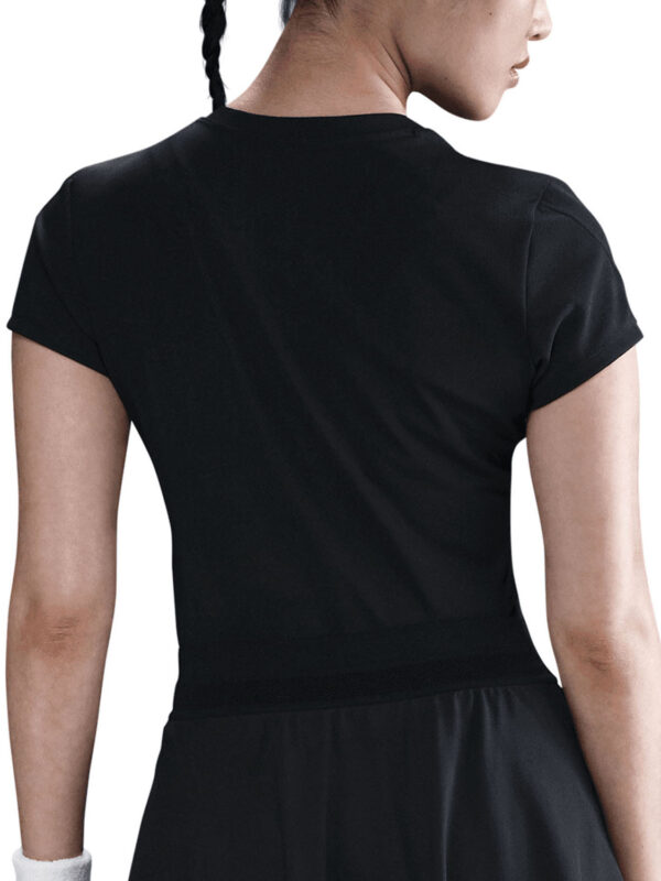 Nike Court Advantage T-shirt de tennis à manches courtes Dri-FIT pour femme noir