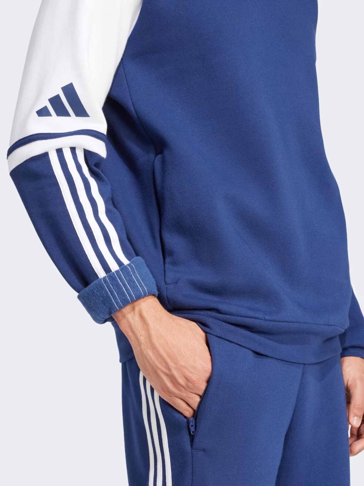 ADIDAS Sweatshirt à capuche de survêtement Squadra 25 bleu marine – Image 7
