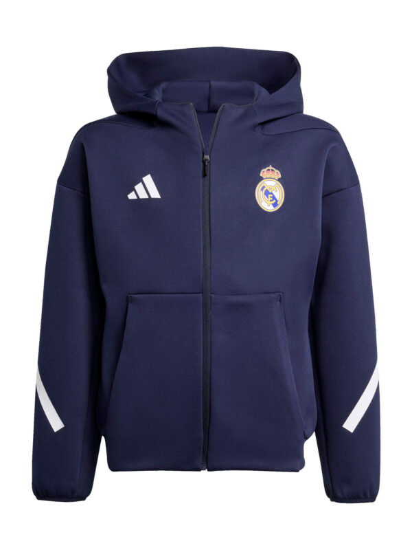 ADIDAS Real Madrid VESTE Z.N.E. enfants bleu marine