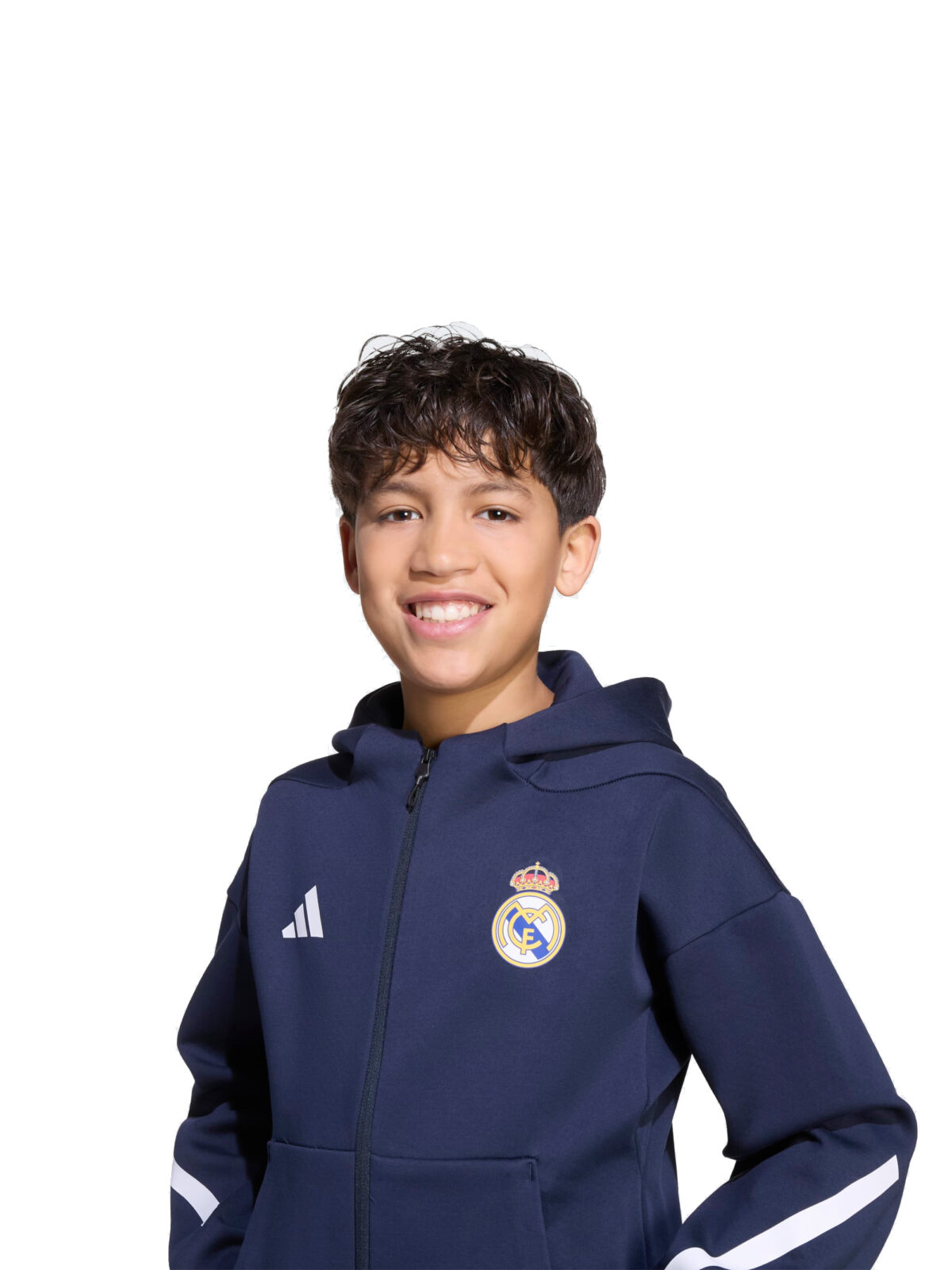 ADIDAS Real Madrid VESTE Z.N.E. enfants bleu marine – Image 6