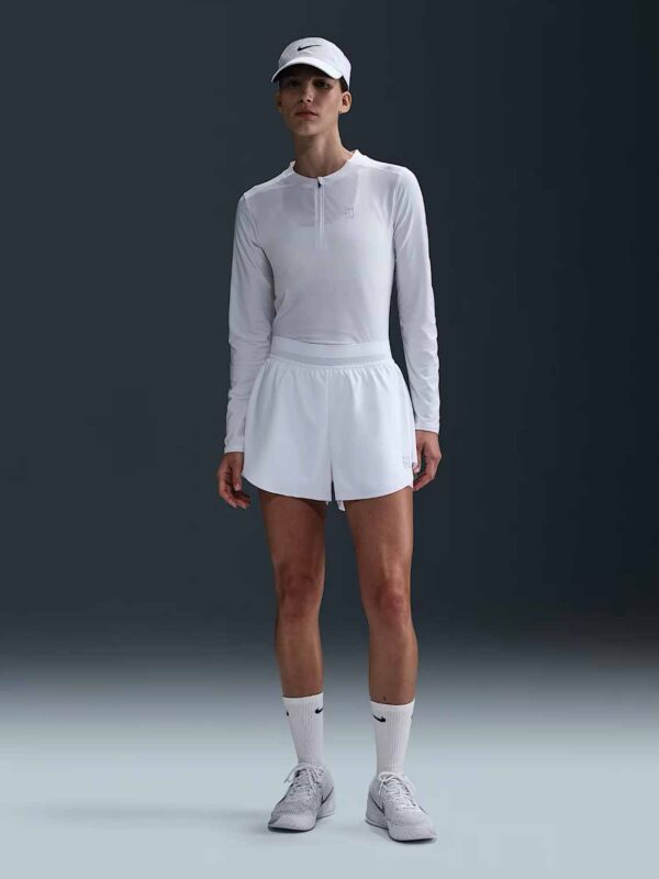 Nike Court Ace Advantage Short de tennis Dri-FIT pour femme blanc