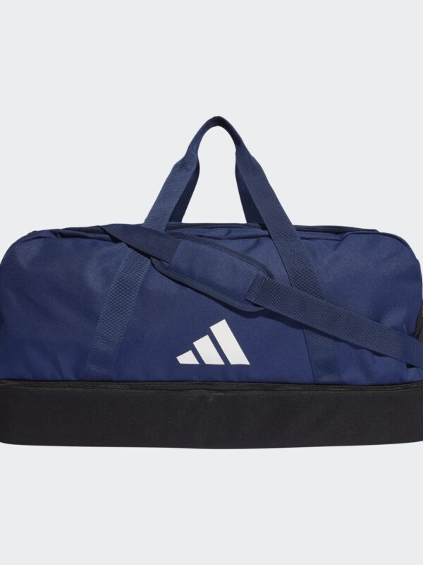 Adidas Tiro League (Large) Sac De Sport Avec Compartiment Inférieur – Bleu / Noir